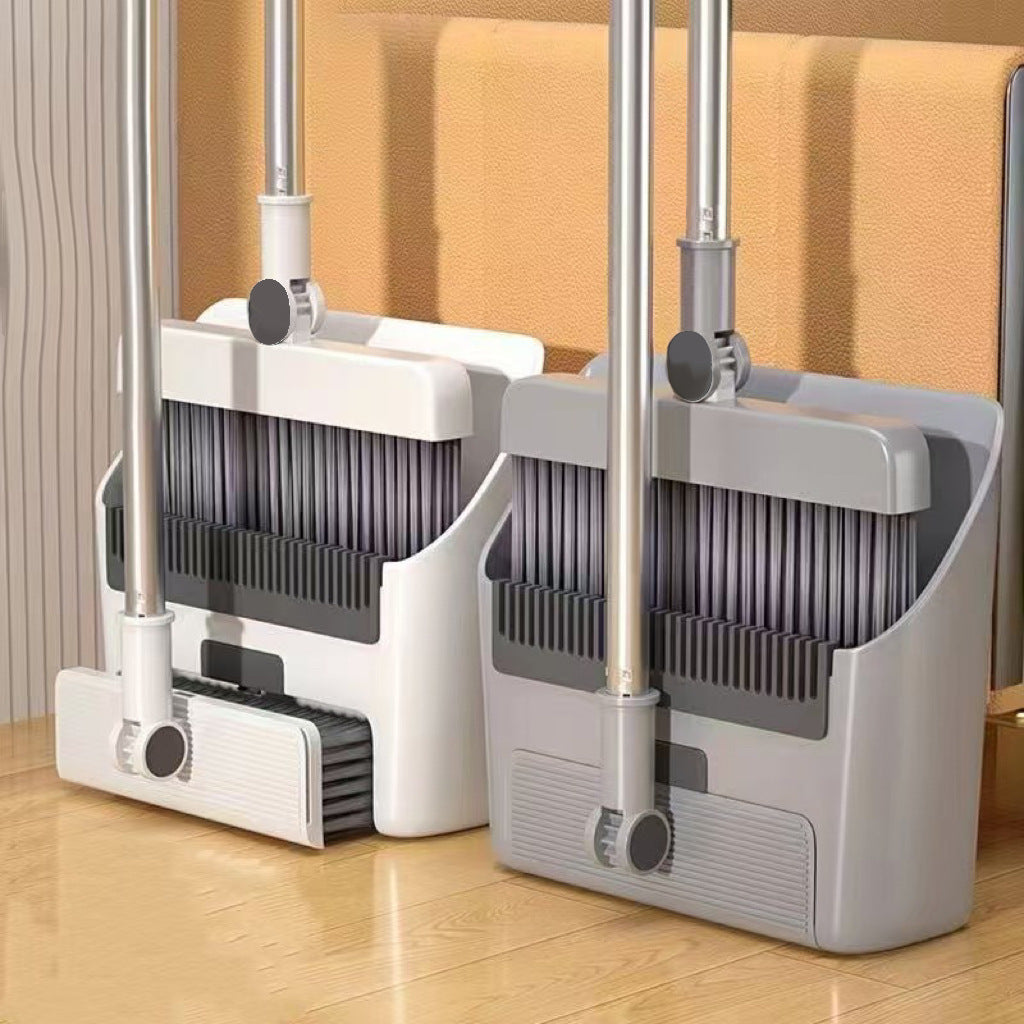 3-in-1 Salon Broom & Dustpan Set - Hair-Free Cleaning System