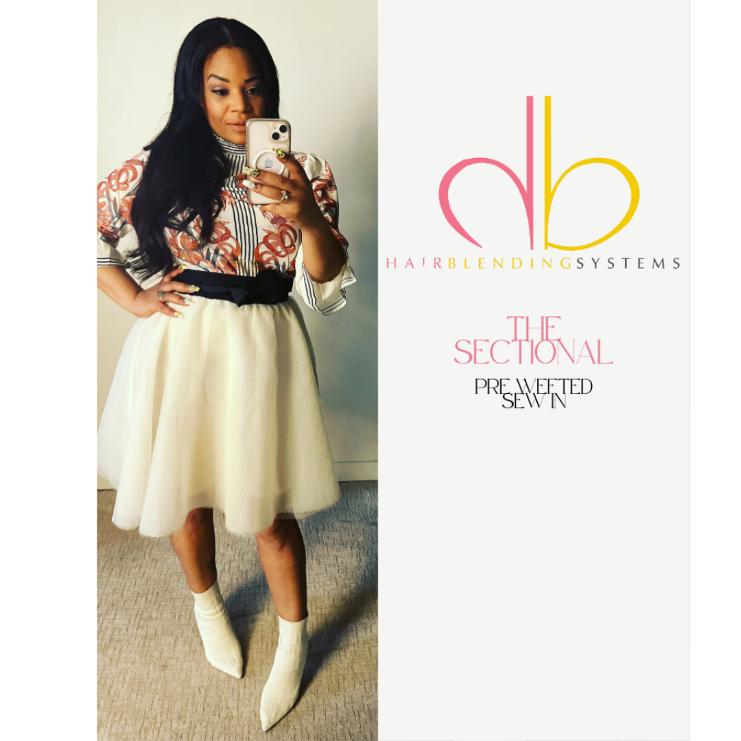 The Sectional Hair Blender  /  Pre-Wefted Sew-In Hair Weaving System  / Custom wig making