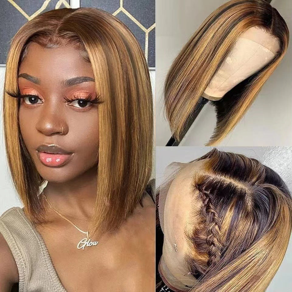 Bob Lace Front Wig | Natural African Style | Synthetic | Multiple Colors