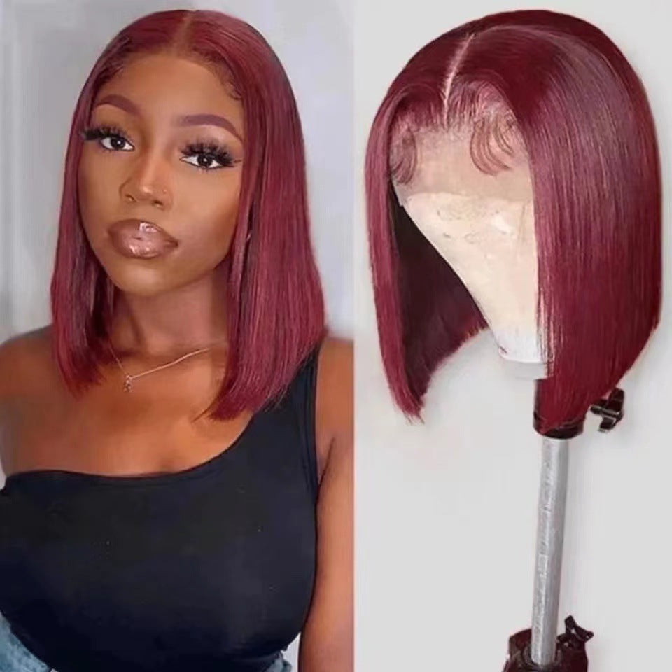 Bob Lace Front Wig | Natural African Style | Synthetic | Multiple Colors