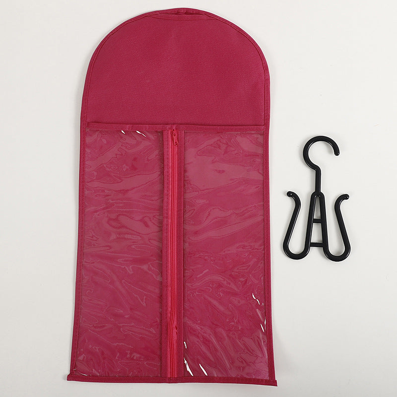 Hair Extension Storage Bag with Hook - Wig & Bundle Organizer