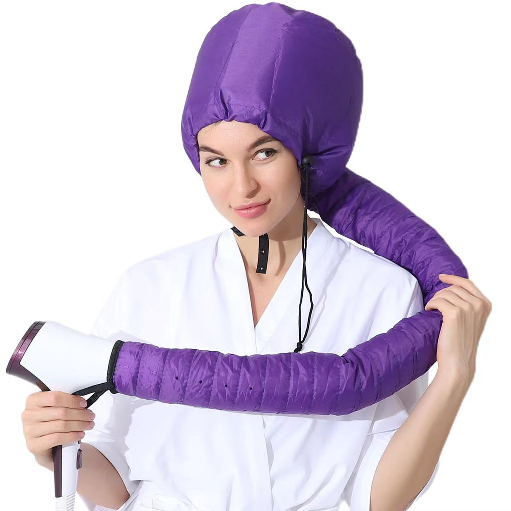 Professional Hair Dryer Styling Hat - Warm Air Drying Cap for Perms