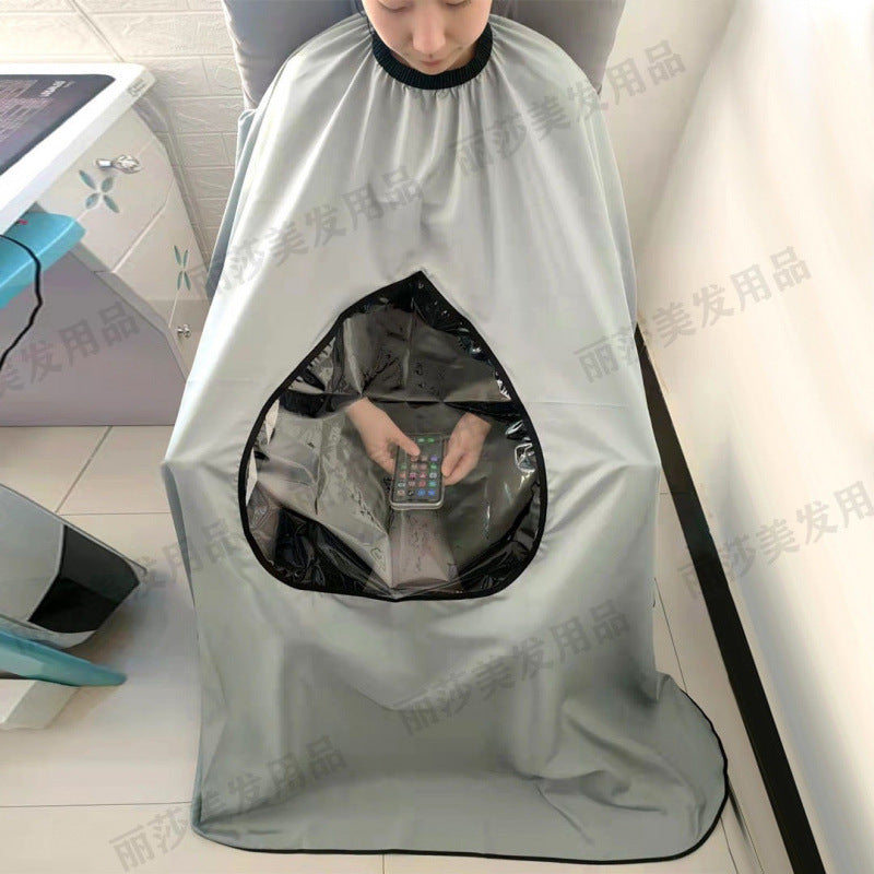 Extra Long Waterproof Hair Cutting Cape - Anti-Static Salon Cloth