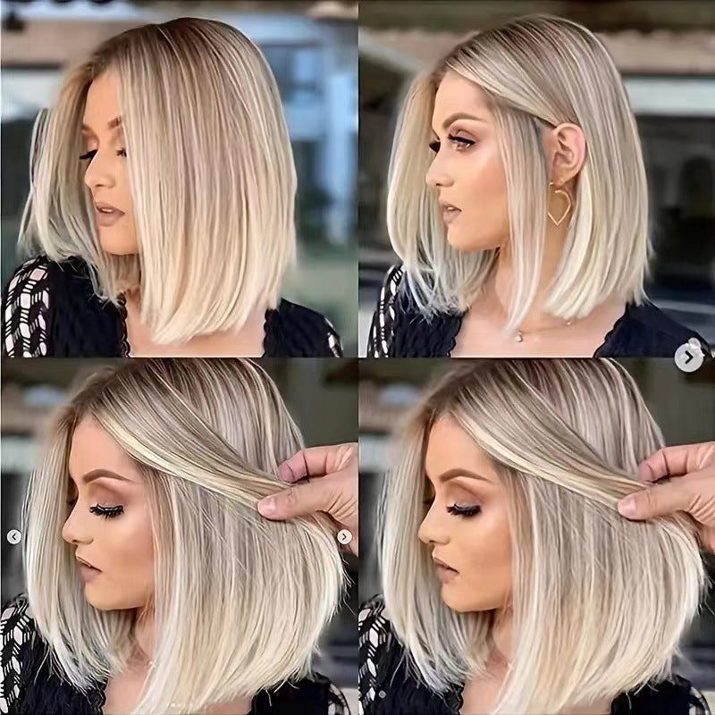 Bob Lace Front Wig | Natural African Style | Synthetic | Multiple Colors