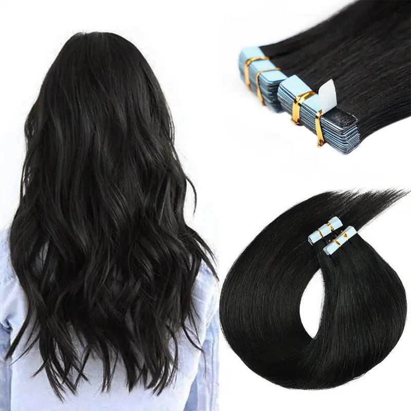 Seamless PU Tape-In Hair Extensions - Invisible Real Human Hair