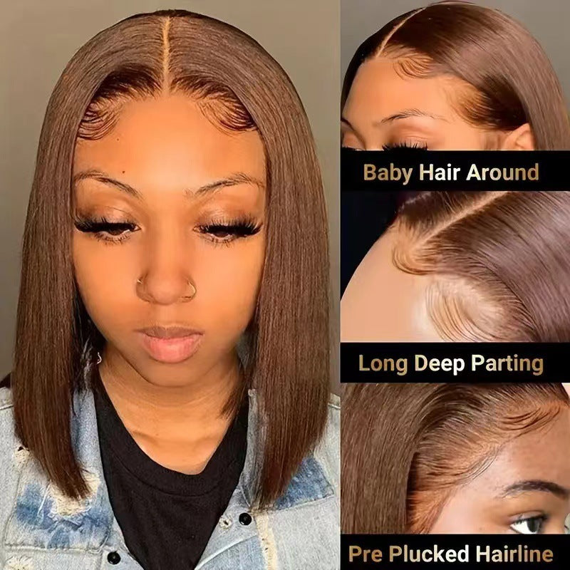 Bob Lace Front Wig | Natural African Style | Synthetic | Multiple Colors