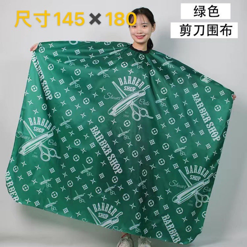 Extra Long Waterproof Hair Cutting Cape - Anti-Static Salon Cloth