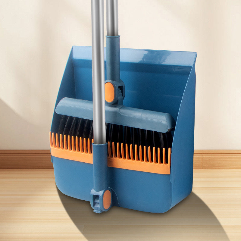 3-in-1 Salon Broom & Dustpan Set - Hair-Free Cleaning System