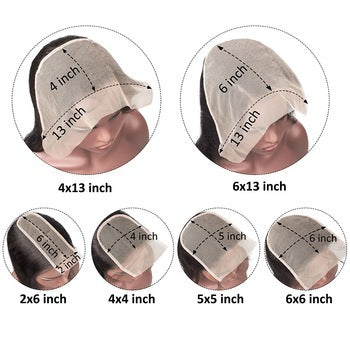 Lace Closure & Frontal Wigs - All closure/ frontal cap Sizes