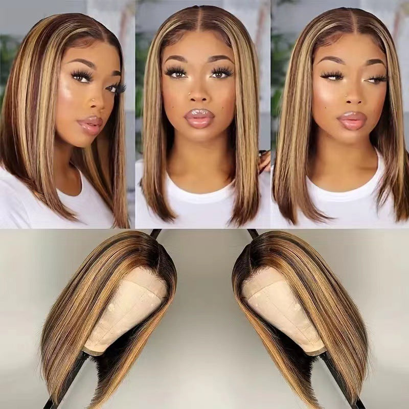 Bob Lace Front Wig | Natural African Style | Synthetic | Multiple Colors
