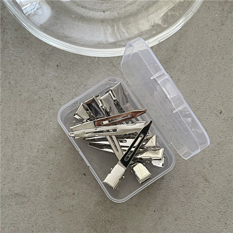 Hairpin Clip Set | Duckbill, BB & Water Drop Clips | Metal & Cosmetic Styling