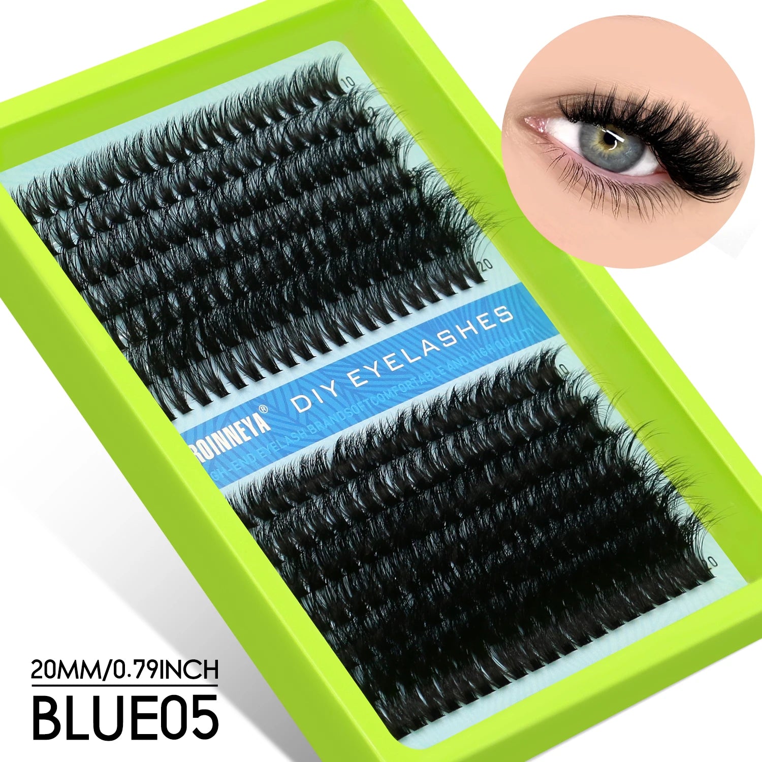 Fluffy Lash Clusters - D/DD Curl Wispy Individual DIY Eyelash Extensions