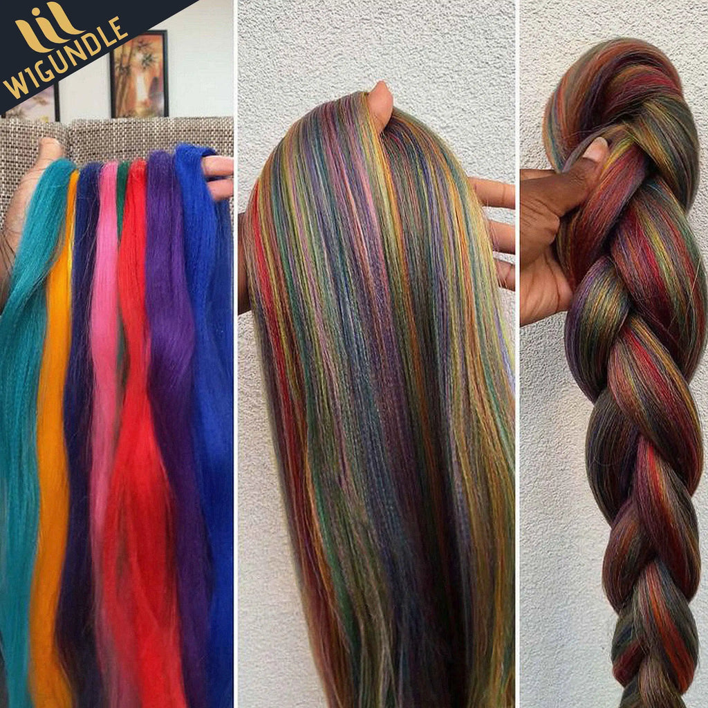 Synthetic Kanekalon Crochet Hair Braiding Hair Pre Stretched Curly Jumbo Braids Extensions Hair Accessories for Girls Braids