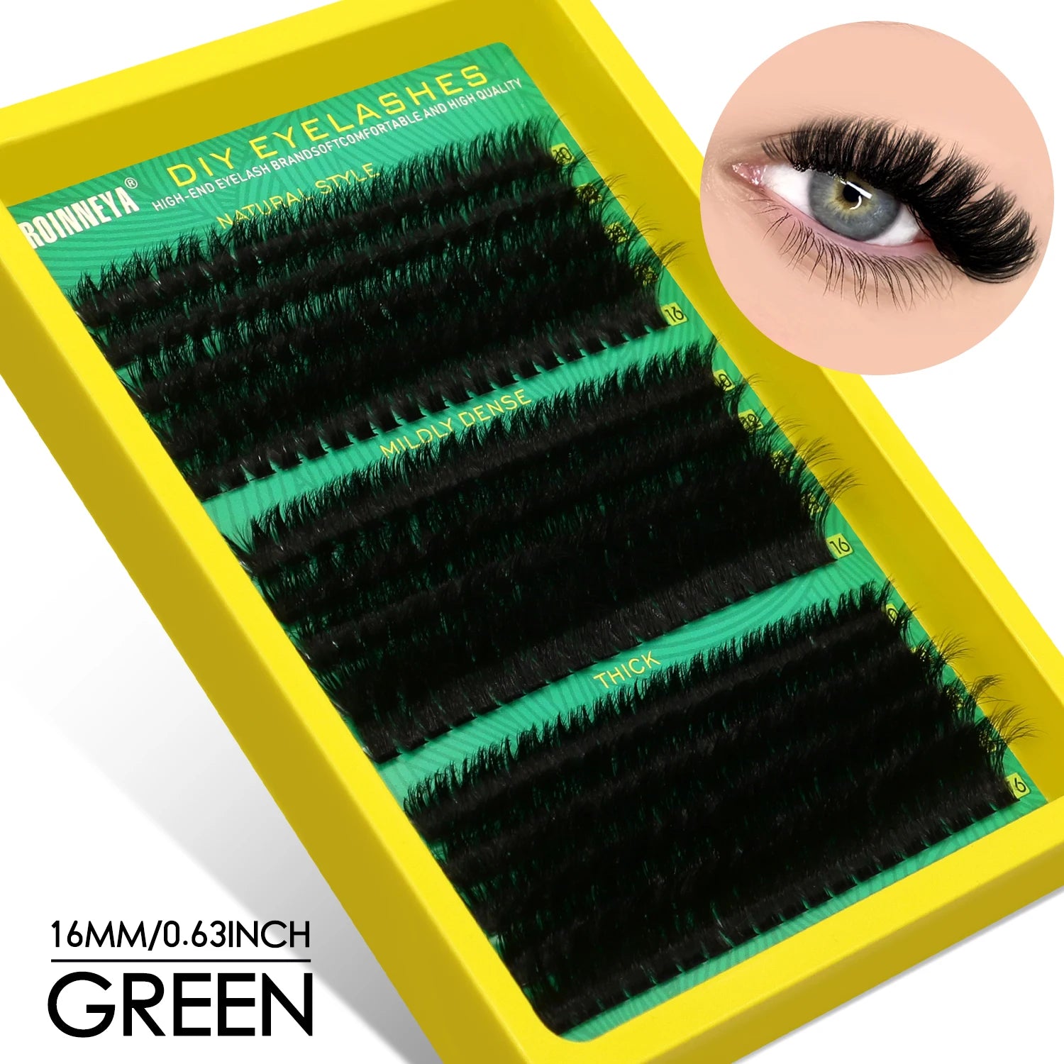 Fluffy Lash Clusters - D/DD Curl Wispy Individual DIY Eyelash Extensions