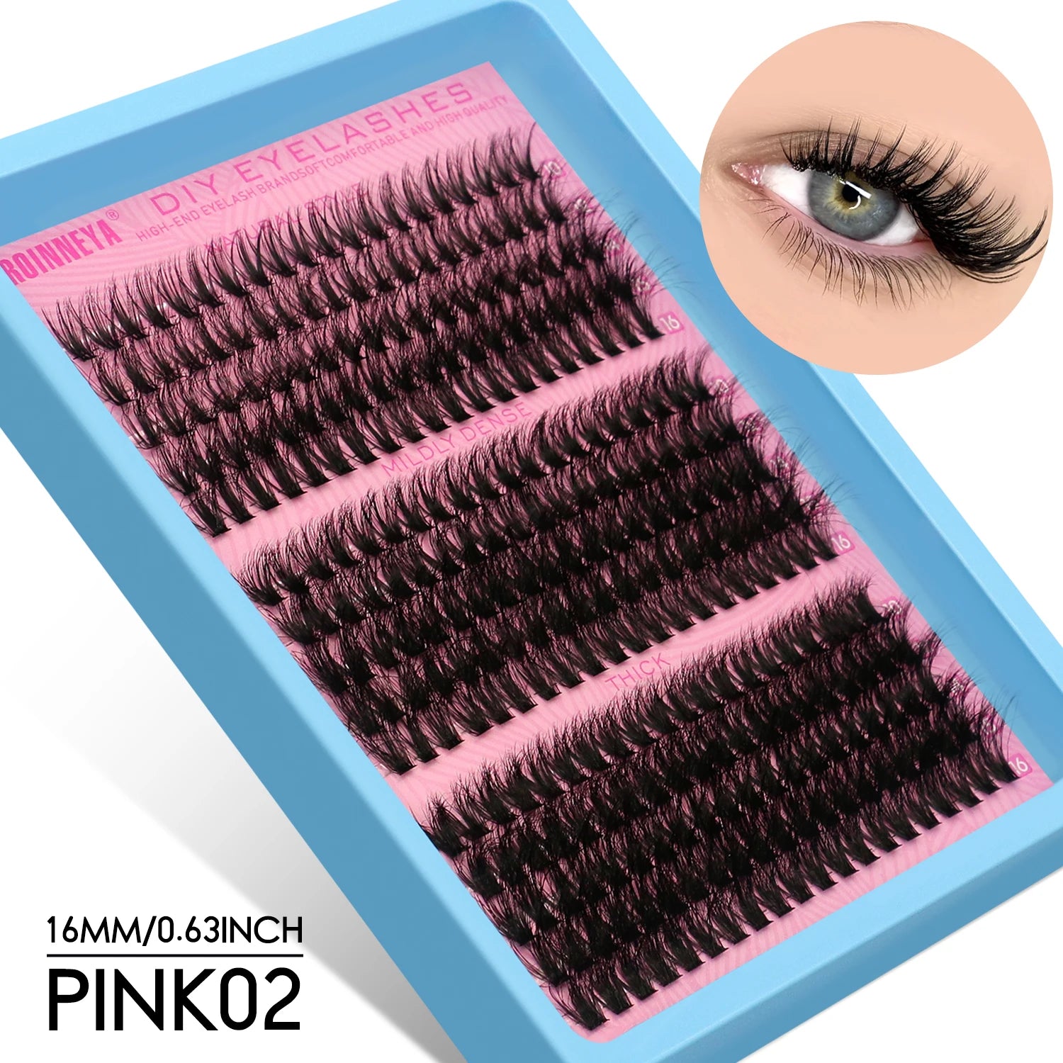 Fluffy Lash Clusters - D/DD Curl Wispy Individual DIY Eyelash Extensions