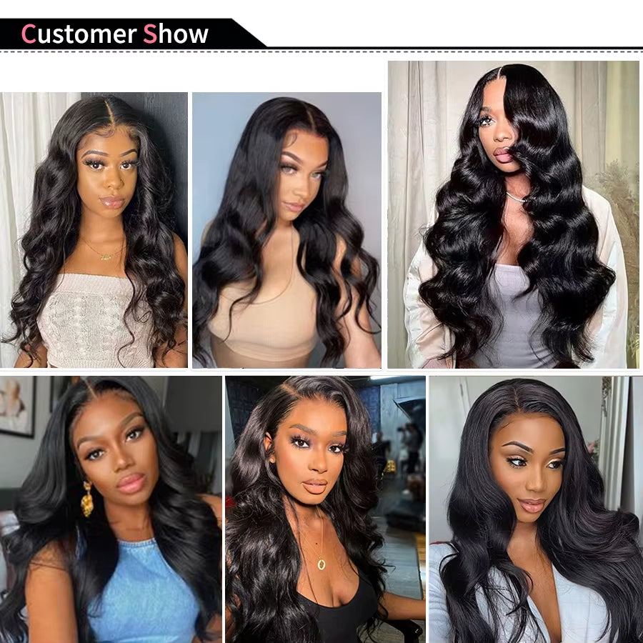Body Wave Bundles Human Hair Brazilian Hair Weave Bundles 100% Natural Black Human Hair Extensions 1 3 4 PCS Bundles