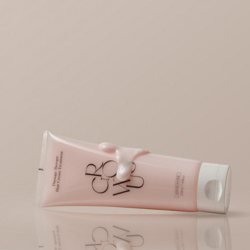 GROWUS Damage Therapy Hair Cream Treatment 220ml - Intensive Protein Repair