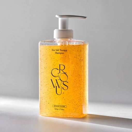 GROWUS Sea Salt Therapy Shampoo 500g - Deep Cleansing Scalp Detox