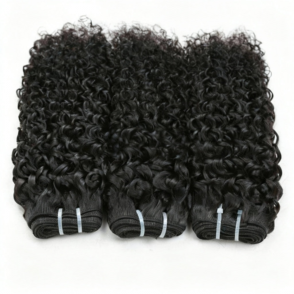 Brazilian Jerry Curl bundles without gold lettering