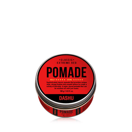 DASHU Classic Extreme Red Pomade 100g - Natural Ingredients Strong Hold