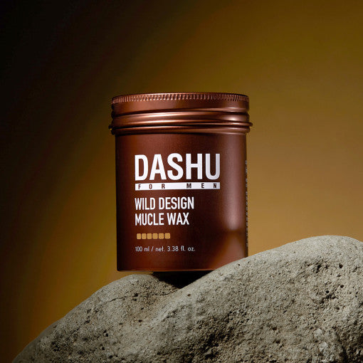 DASHU For Men Premium Wild Design Muscle Wax 100g - Deep Cleansing Formula