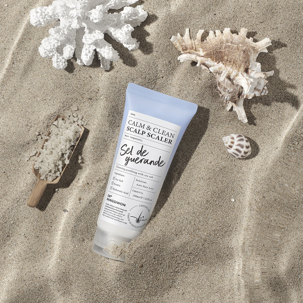 Dr.BANGGIWON Sea Salt Calm & Clean Scalp Scaler 200ml - Guerande Salt Exfoliating Treatment