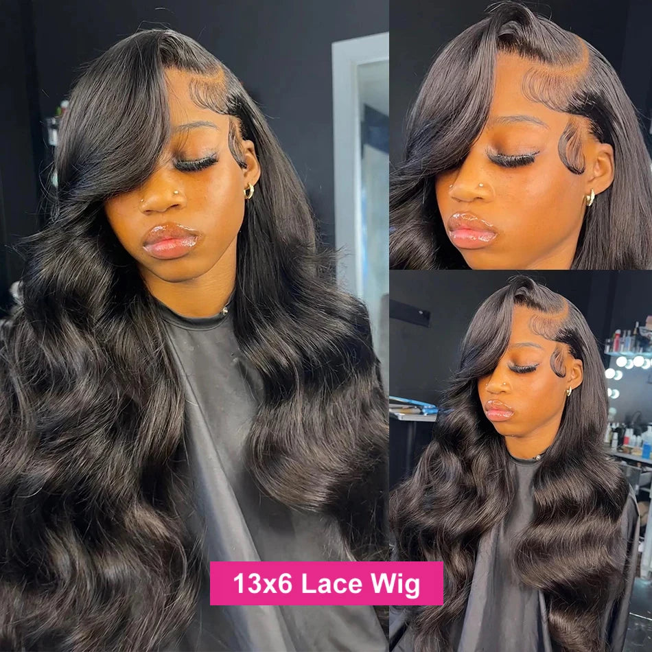 Body Wave Human Hair Wigs 13X4 Hd Lace Front Human Hair Wig 100% Human Hair Wigs Pre Plucked Bleached Knots Wigs Human Hair