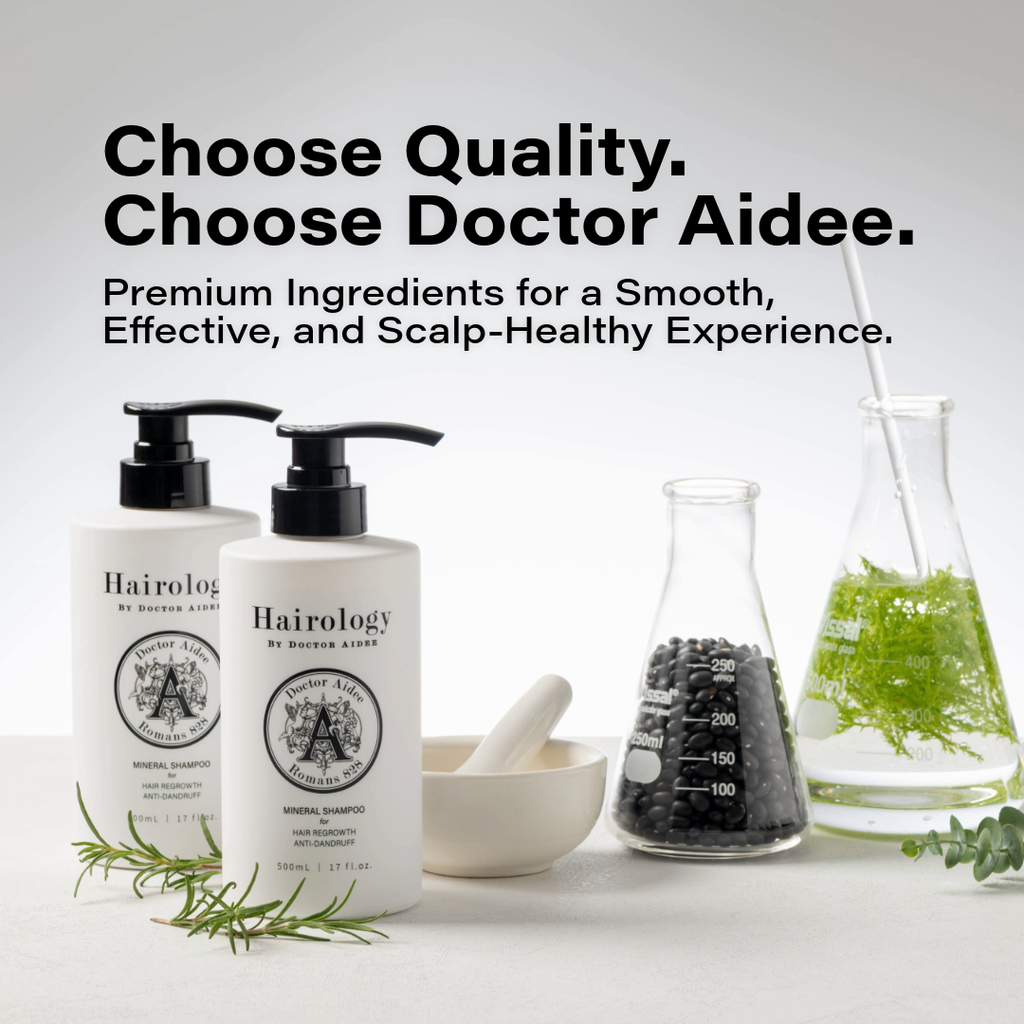 Doctor Aidee Hairology Vegan Itchy Scalp Relief Shampoo | Moisturizing, Soothing & Purifying | 200ml