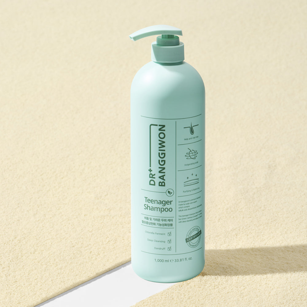 DR.BANGGIWON Teenager Shampoo | Antibacterial Scalp Odor Control | 1000ml