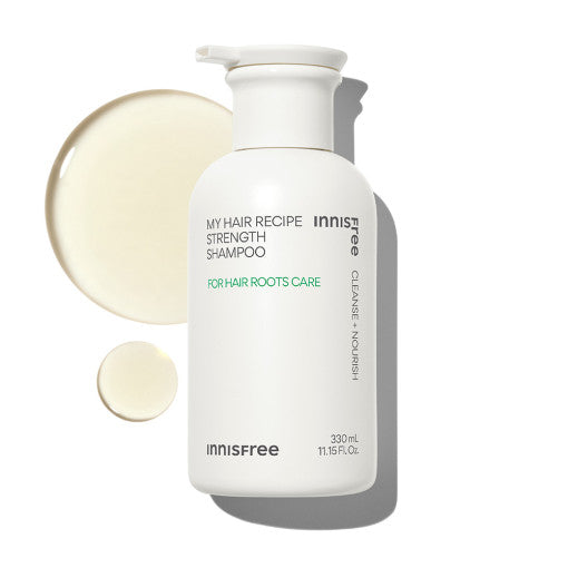 innisfree My Hair Recipe Strength Shampoo 330ml - Plant-Derived Scalp Cleansing