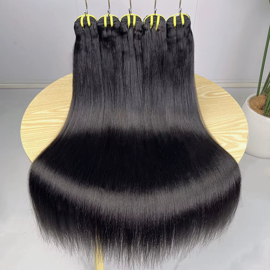 Vietnamese Relaxed Straight Human Hair Extensions