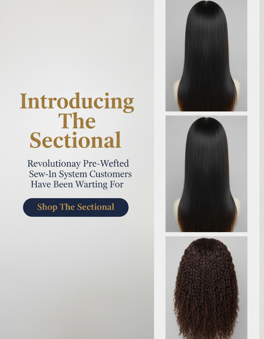 The Sectional - Revolutionary Pre-Wefted Sew-In System